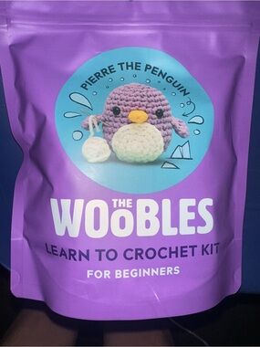NWT 3 The Woobles "Pierre the Penguin" Crochet Kit